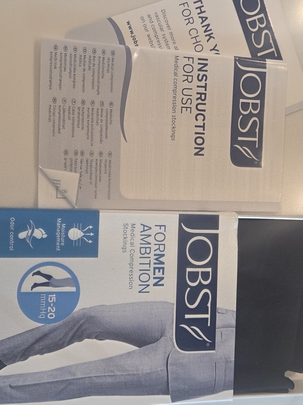 JOBST forMen Ambition Medical Compression Stockings Black Compression Stockings